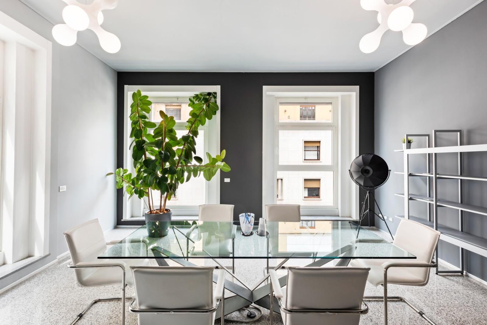 Beautiful shared office with meeting room