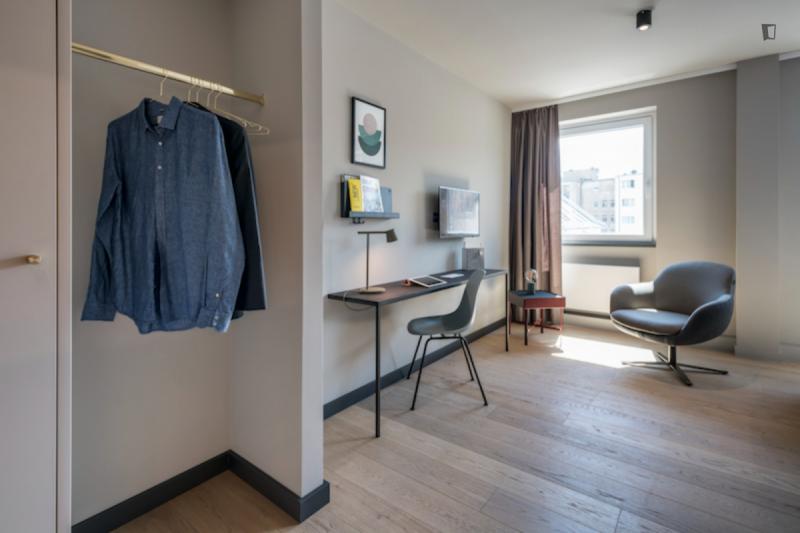 Appealing studio in a residence, in Bahnhofsviertel